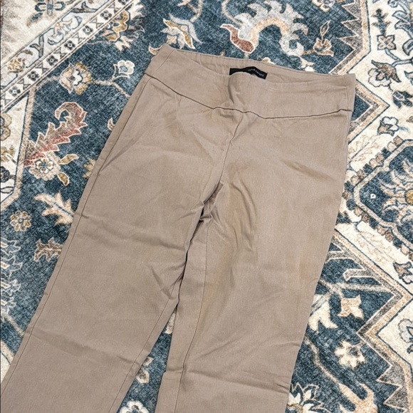 Harve Benard 4 Skinny Leg Beige Trousers - Picture 2 of 7